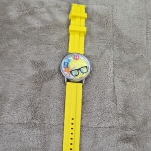 Tweety Bird W/Glasses Yellow Silicone Watch Japan Movement Warner Brothers WORKS